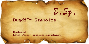 Dugár Szabolcs névjegykártya